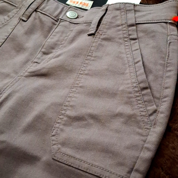 Knox Rose Mid Rise Ankle Skinny Stretch Mushroom Jeans - 2 - Picture 4 of 10